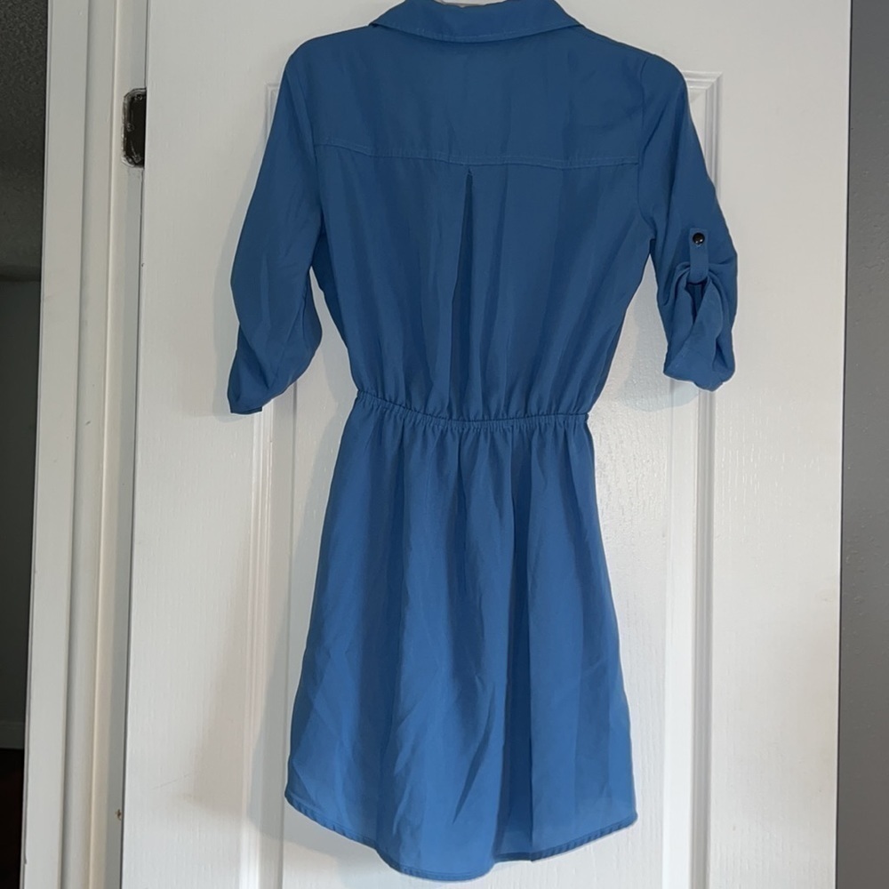 Lightweight casual or dressy light blue dress size XS - Picture 7 of 7